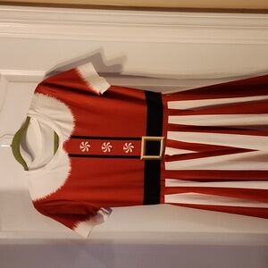 Christmas Dress Ugly Polyester Dress Size XL
